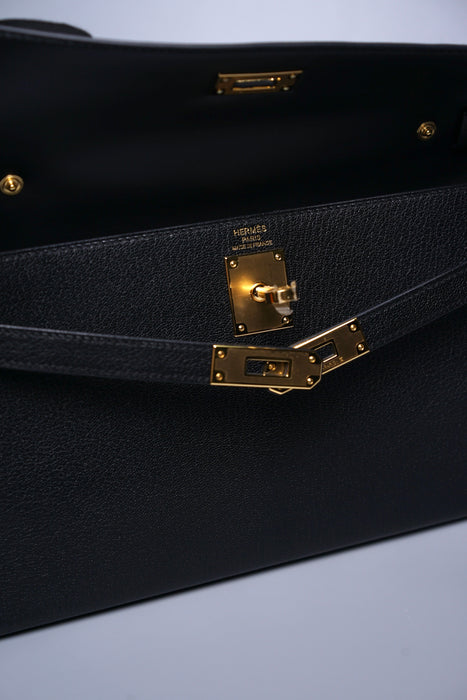 Hermes Kelly Elan in Black Chamkila Ghw