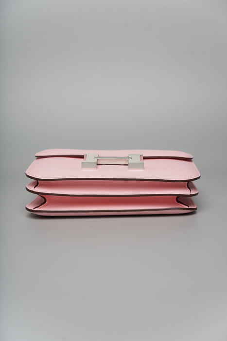 Hermes Constance 18 in Rose Sakura Brushed Phw (Brand New)