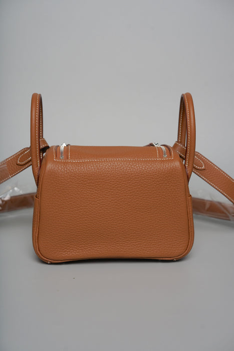 Hermes Mini Lindy II in Gold Phw (Brand New)