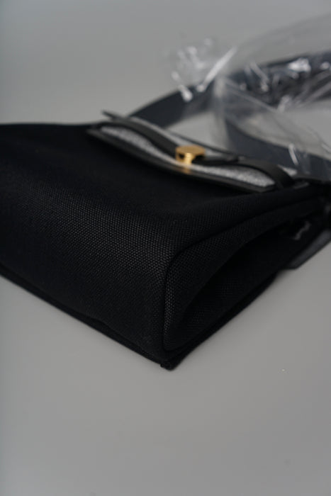Hermes Mini Herbag in Noir Ghw (Brand New)