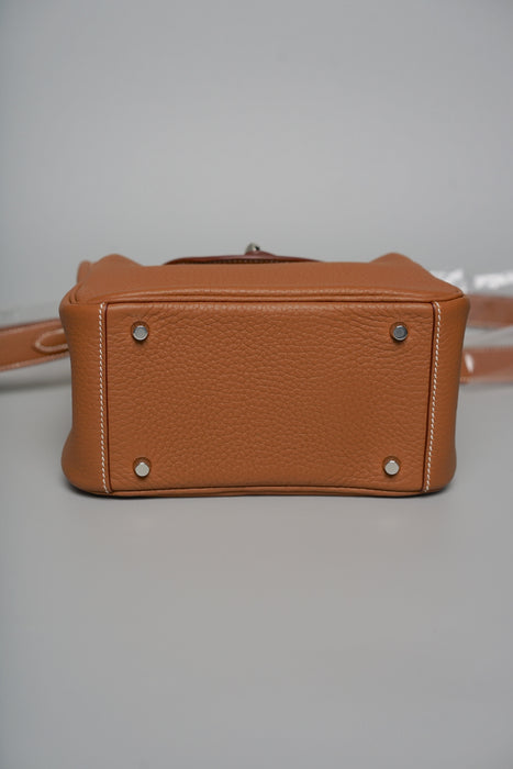 Hermes Mini Lindy II in Gold Phw (Brand New)