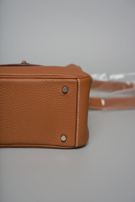 Hermes Mini Lindy II in Gold Phw (Brand New)