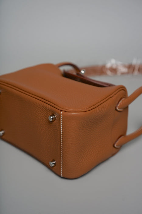 Hermes Mini Lindy II in Gold Phw (Brand New)