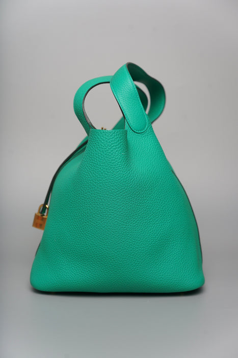 Hermes Picotin 22 in Menthe Ghw