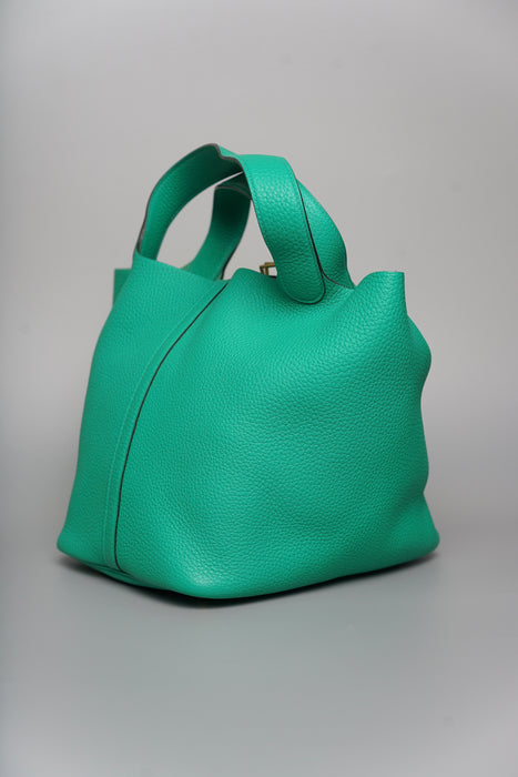 Hermes Picotin 22 in Menthe Ghw