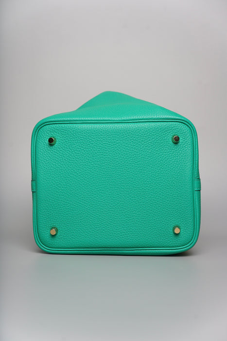 Hermes Picotin 22 in Menthe Ghw
