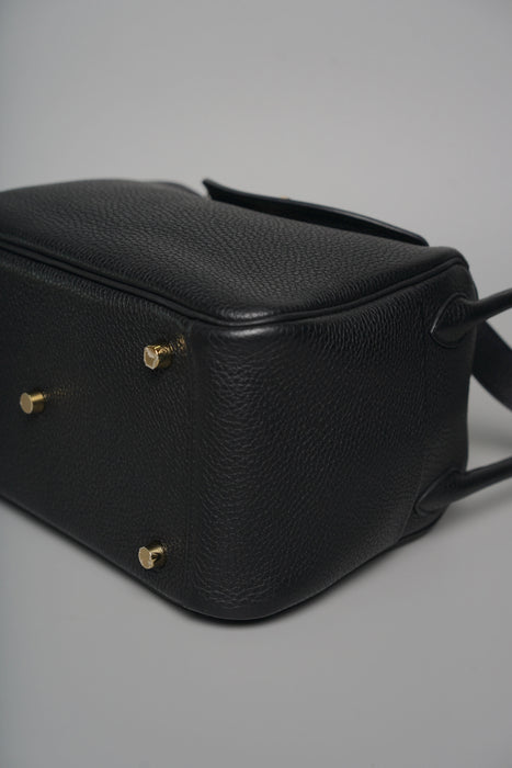 Hermes Lindy 26 in Noir Ghw
