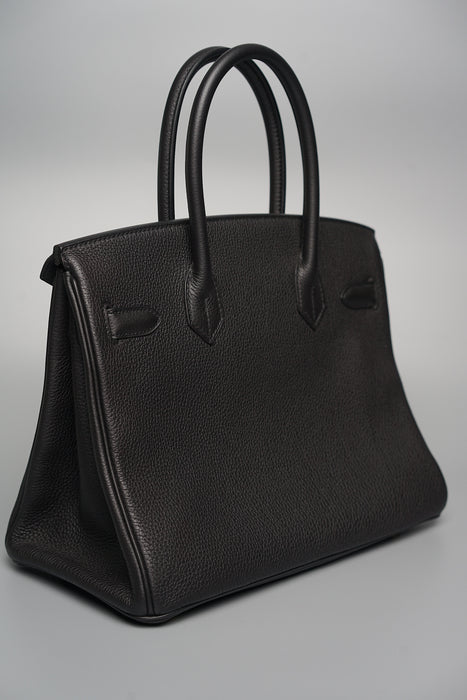 Hermes Birkin 30 in Black Togo Ghw