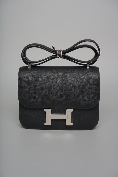 Hermes Constance 18 in Noir Epsom Phw (Brand New)