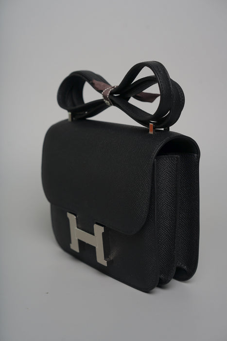 Hermes Constance 18 in Noir Epsom Phw (Brand New)