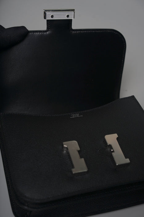 Hermes Constance 18 in Noir Epsom Phw (Brand New)