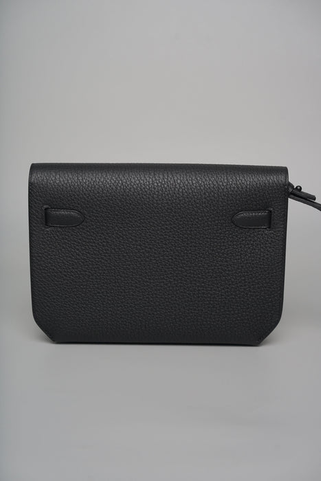 Hermes Kelly Depeches in Noir Monochrome (Brand New)