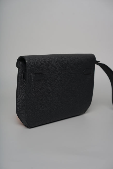 Hermes Kelly Depeches in Noir Monochrome (Brand New)