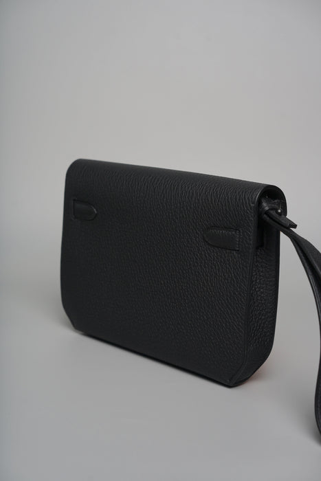 Hermes Kelly Depeches in Noir Monochrome (Brand New)