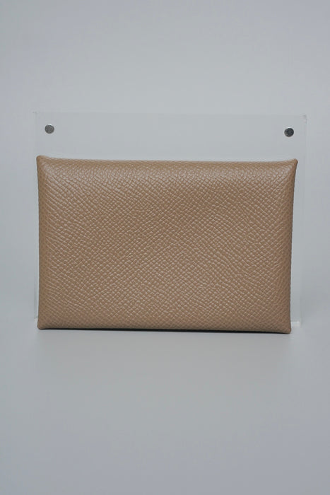Hermes Calvi Duo in Etoupe (Brand New)