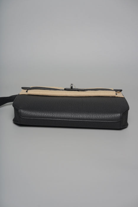 Hermes Kelly Depeches in Noir Monochrome (Brand New)