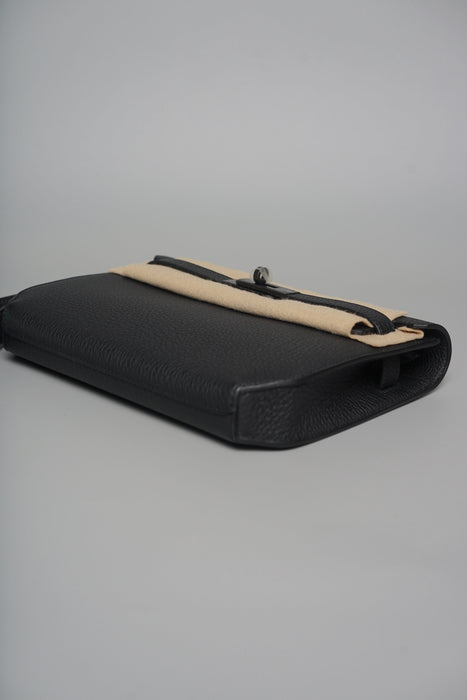Hermes Kelly Depeches in Noir Monochrome (Brand New)