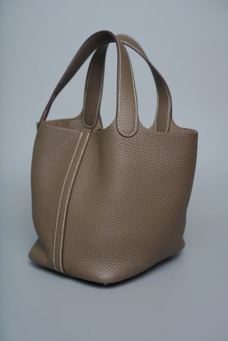 Hermes Picotin 18 in Etoupe Phw