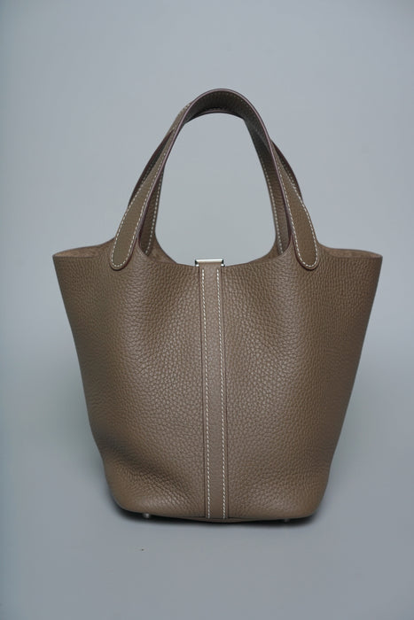 Hermes Picotin 18 in Etoupe Phw