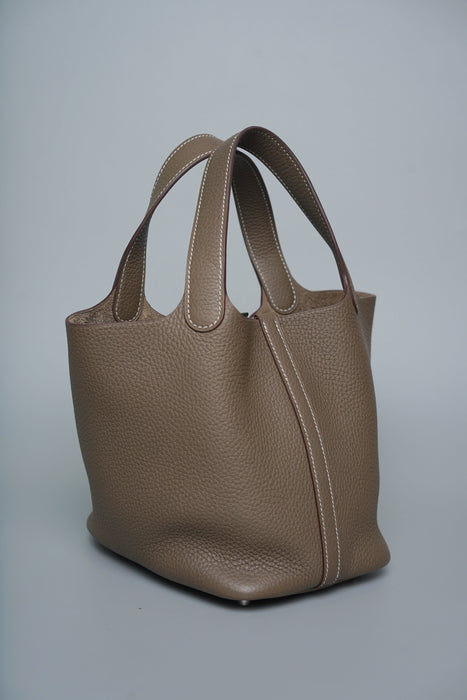 Hermes Picotin 18 in Etoupe Phw