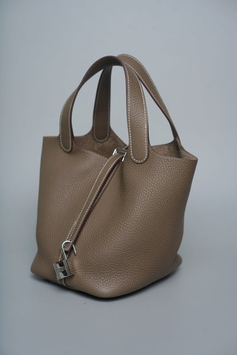 Hermes Picotin 18 in Etoupe Phw