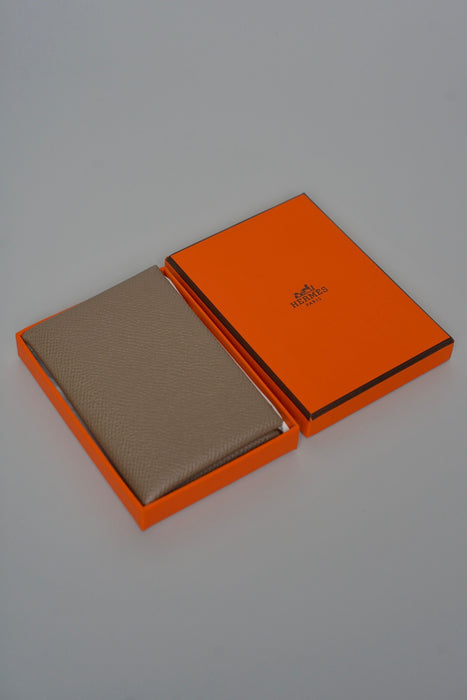 Hermes Calvi Duo in Etoupe (Brand New)