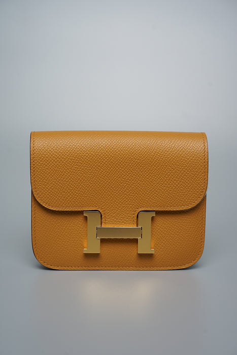 Hermes Constance Slim in Toffee Ghw (Brand New)