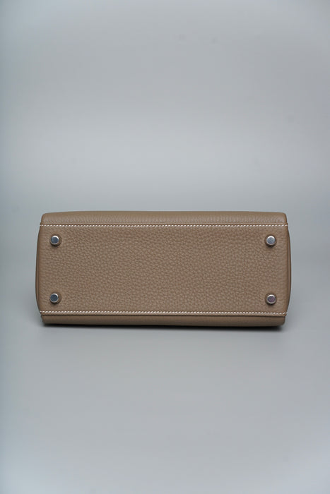 Hermes Retourne Kelly 25 in Etoupe Togo Phw (Brand New)