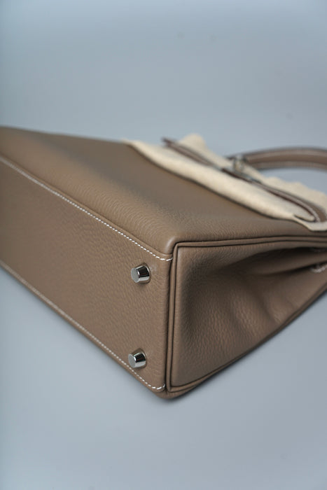 Hermes Retourne Kelly 25 in Etoupe Togo Phw (Brand New)