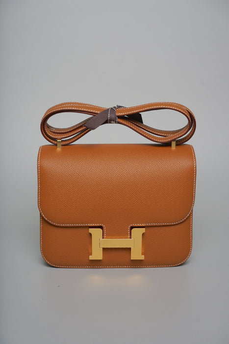 Hermes Constance 18 in Gold Epsom Ghw (Brand New)