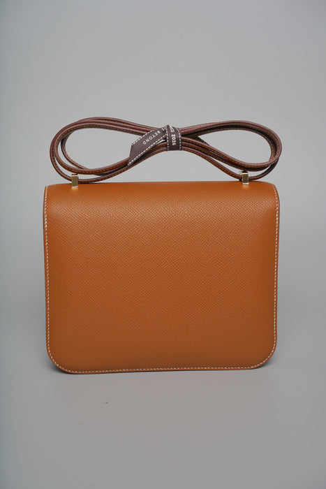 Hermes Constance 18 in Gold Epsom Ghw (Brand New)