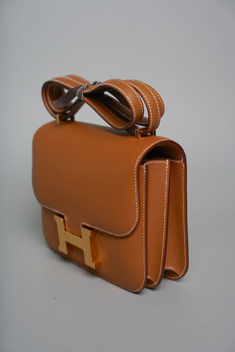 Hermes Constance 18 in Gold Epsom Ghw (Brand New)