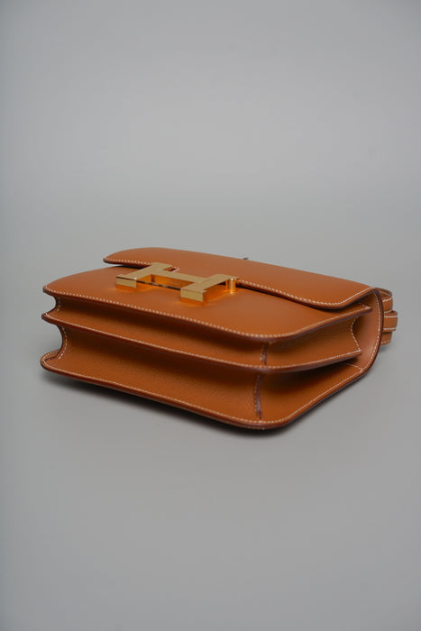 Hermes Constance 18 in Gold Epsom Ghw (Brand New)