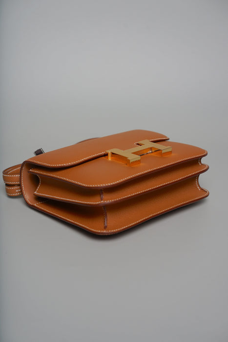 Hermes Constance 18 in Gold Epsom Ghw (Brand New)