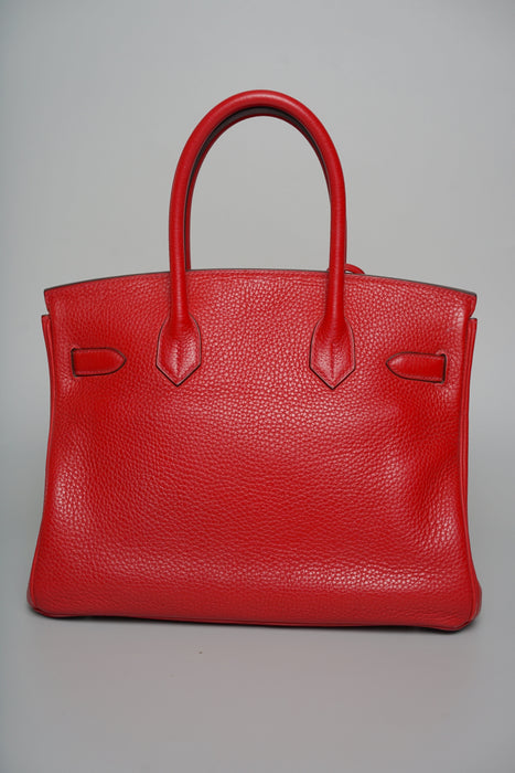 Hermes Birkin 30 in Rouge Casaque Clemence Phw