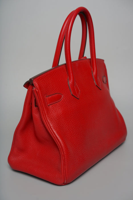 Hermes Birkin 30 in Rouge Casaque Clemence Phw
