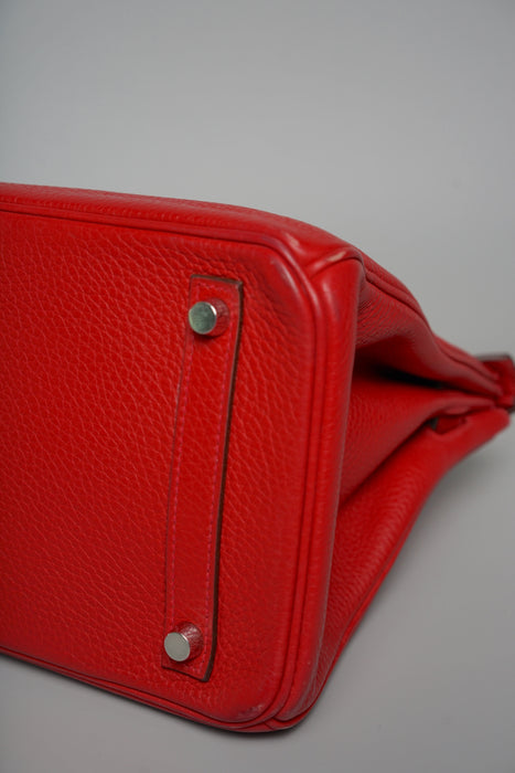Hermes Birkin 30 in Rouge Casaque Clemence Phw