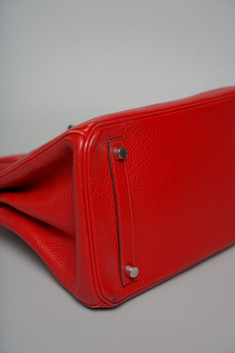 Hermes Birkin 30 in Rouge Casaque Clemence Phw
