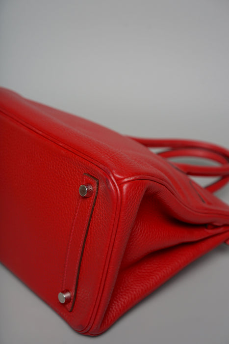 Hermes Birkin 30 in Rouge Casaque Clemence Phw
