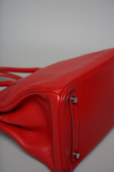 Hermes Birkin 30 in Rouge Casaque Clemence Phw