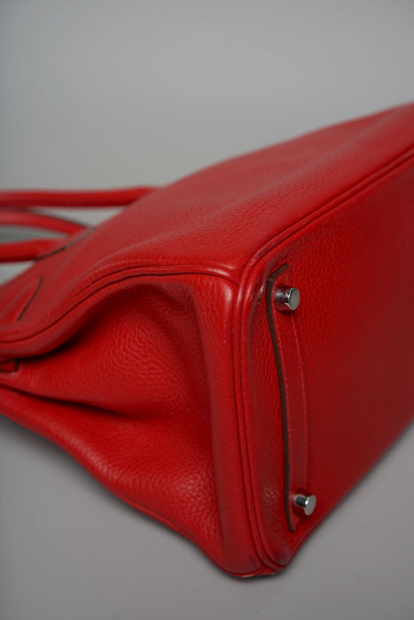 Hermes Birkin 30 in Rouge Casaque Clemence Phw