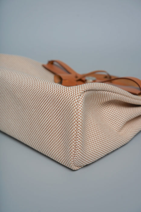 Hermes Herbag 31 in Ecru / Beige Phw