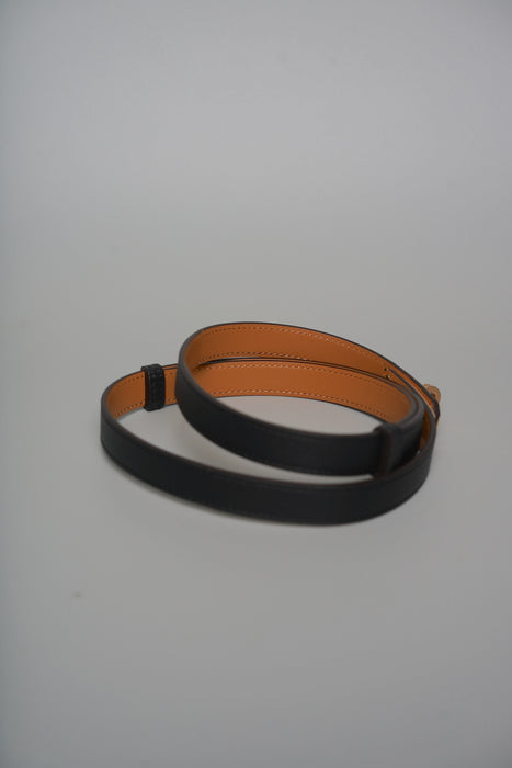 Hermes Kelly 18 Belt in Noir Rghw (Brand New)