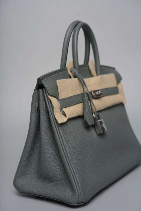 Hermes Birkin 25 in Vert Amande Togo Phw