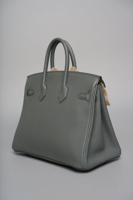 Hermes Birkin 25 in Vert Amande Togo Phw