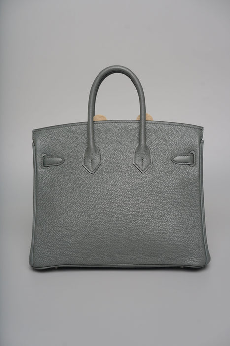 Hermes Birkin 25 in Vert Amande Togo Phw