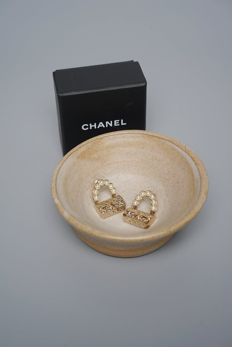 Chanel Flap Bag Ear Studs