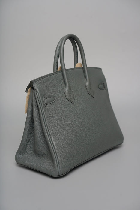 Hermes Birkin 25 in Vert Amande Togo Phw