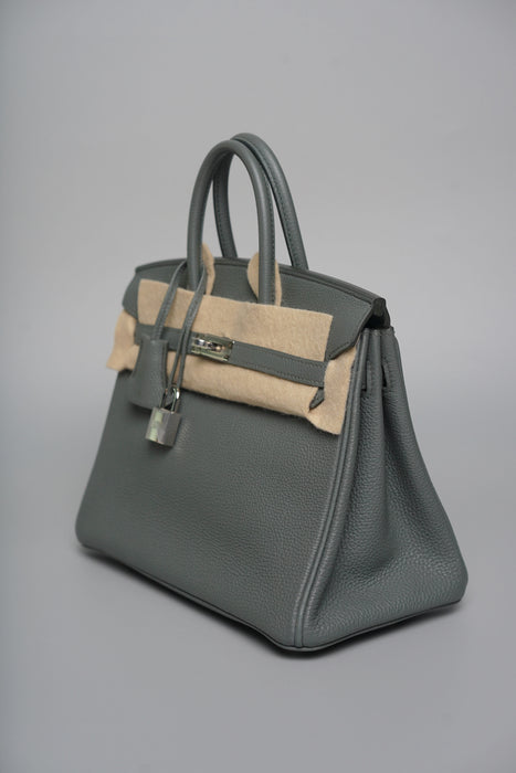Hermes Birkin 25 in Vert Amande Togo Phw