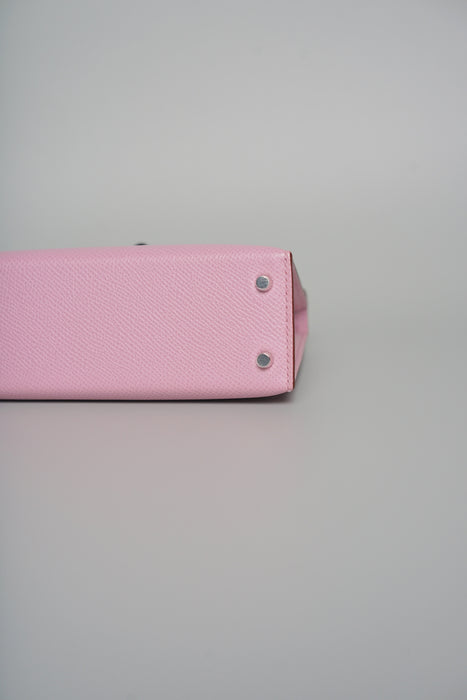 Hermes Kelly 20 in Mauve Sylvestre Epsom Phw (Brand New)